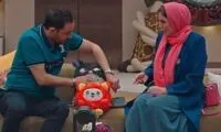 سلفی امیرحسین رستمی و رویا میرعلمی با استایلی پاییزی