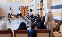 قاب متفاوت از جولانی و همسرش در یک مراسم