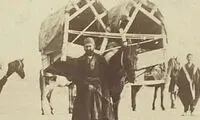 تصویری از لوکس‌ترین وسیله سفر در دوران قاجار