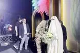 تیراندازی عروس جان‌فدا با کلاشینکف در تجمعات شبانه