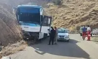 حادثه وحشتناک برای یک اتوبوس در شیراز