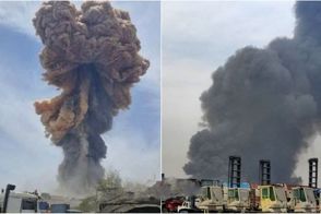 تصاویر جدید از موج انفجار وحشتناک در بندرعباس