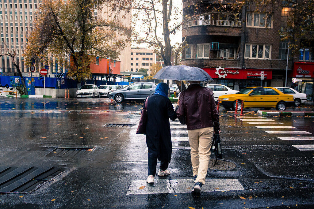  امشب فقط در این ۷ نقطه تهران باران می‌بارد