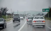 بارش برف و باران در جاده‌های ۱۵ استان کشور