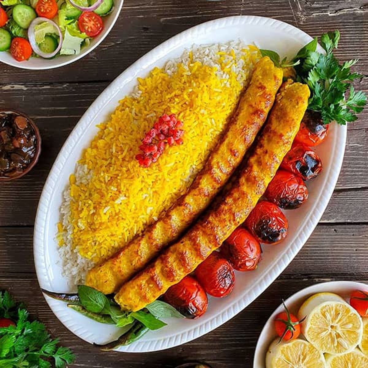 کباب مرغ به روشی که از خوردن آن سیر نمیشوید