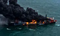 تیتر جنجالی فرهیختگان از انفجار کشتی تایلندی در تنگه هرمز