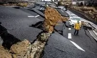 لحظه وقوع زمین‌لرزه بزرگ و وحشتناک ژاپن