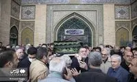 عکسی تازه از ناطق نوری در یک مراسم تشییع 