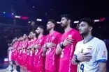 والیبالیست‌ها با مچ‌بند مشکی به مصاف آمریکا رفتند