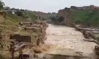 ببینید؛ شاهکار هخامنشیان در مهار سیل مهیب 