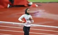 دختر دونده ایران در قزاقستان نایب قهرمان شد