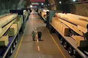 موشک کروز ضد کشتی قدر ۳۸۰ در شهر زیرزمینی سپاه 