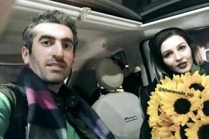 نگاه‌های عاشقانه عقیق فرهی به مجتبی جباری وایرال شد