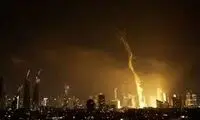 تصاویری از کرانه باختری بعد از حمله موشک‌های ایرانی