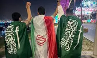 تصویری خاص از هواداران ایران و عربستان