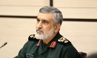 سردار شهید حاجی‌زاده در پیاده‌روی اربعین 
