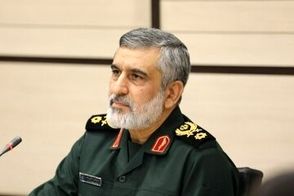 سردار شهید حاجی‌زاده در پیاده‌روی اربعین 