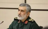 سردار شهید حاجی‌زاده در پیاده‌روی اربعین 