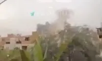  لحظه اصابت موشک ایرانی در ایلات اسرائیل