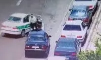 لحظه دستگیری سارق حرفه‌ای خودرو در تهران