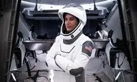 یاسمین مقبلی در فضا برای انتخابات رای داد!