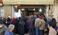 صف طولانی مردم برای خرید گوشت حاشیه‌ساز شد