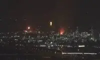 لحظه‌ قطع برق اسرائیل به محض برخورد موشک ایرانی