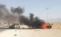 تصادف دلخراش دو خودرو در مرودشت 
