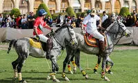 مسابقه نمادین چوگان در میدان نقش جهان 