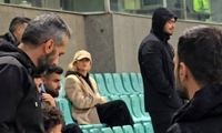 تیپ خاص همسر اورونوف در دیدار پرسپولیس و پیکان
