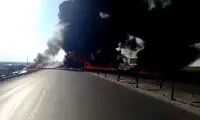 سه عضو یک خانواده در آتش‌سوزی خودرو سوختند