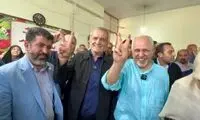 شوخی ظریف با عکس خبرسازش در کنار پزشکیان
