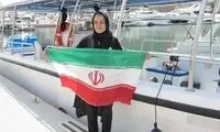 این زن ایرانی، رکورد غواصی را در عمق دریا زد