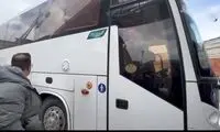 مدافع پرسپولیسی در اتوبوس گیر کرد!