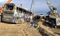 واژگونی مرگبار اتوبوس در نجف‌آباد اصفهان