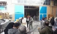 انفجار مهیب کارخانه رنگ‌سازی در آذرشهر