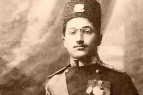 چهره سالخورده صارم‌الدوله؛ نوه ناصرالدین‌شاه