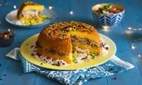طرز تهیه ته‌چین باقالی‌پلو به روش رستورانی