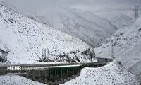  زیبایی جاده چالوس در اواخر پاییز