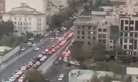 ترافیک وحشتناک در خیابان محل اقامت رونالدو
