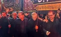 تصاویری از پزشکیان در دسته عزاداری ارومیه 