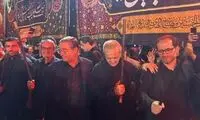 تصاویری از پزشکیان در دسته عزاداری ارومیه 