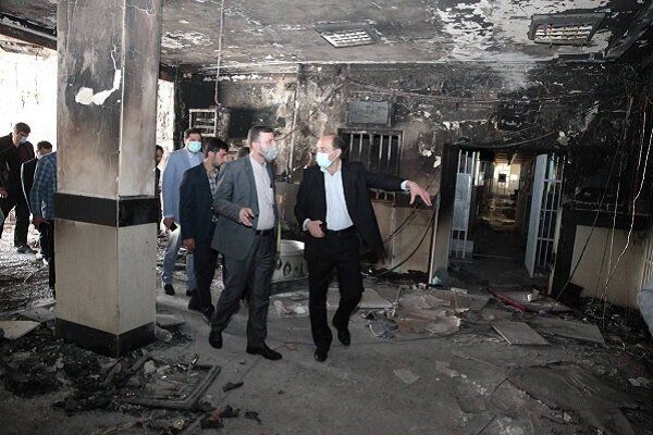 آخرین وضعیت زندان اوین پس از آتش‌سوزی