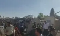 یک فوتی در حادثه انفجار جعفرآباد کرمانشاه