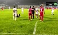 صحنه مشکوک به پنالتی بازی پرسپولیس 