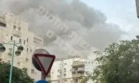 اولین تصویر از محل اصابت موشک در اسرائیل
