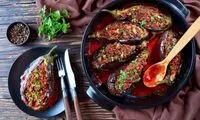 طرز تهیه بادمجان شکم‌پر؛ یک غذای حاضری و خوشمزه