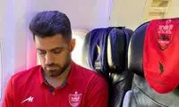قلب قرمز روی سینه ستاره محبوب استقلال