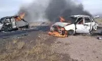 فاجعه هولناک برای مسافران یک پراید در جاده