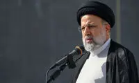 آوازخوانی جالب یک مرد به زبان کردی مقابل رئیسی